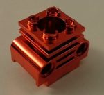   2850b_RED Chrome-Red Technic Engine Cylinder  Part 2850b   Custom chromed by Bubul