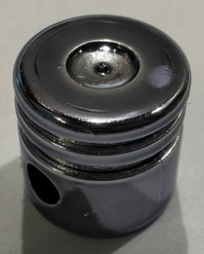 2851 Chrome Black Chrome-Titan Technic Engine Piston Round Custom Chromed by BUBUL