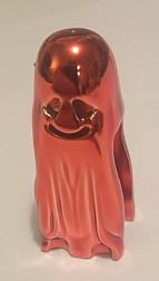 2888_Chrome-RED  Minifig, Headgear Head Cover,   Ghost Shroud with Smile   (R) Part 2888   Custom chromed by Bubul