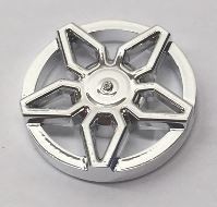 29117 Chrome Silver Wheel Cover 5 Spoke Framed - for Wheel 18976  29117b Custom Chromed by BUBUL