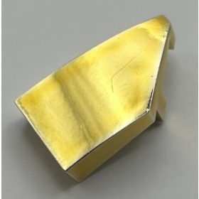   29119 Chrome Gold Wedge 2 x 1 with Stud Notch Right Custom Chromed by BUBUL