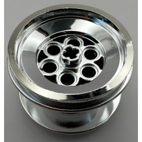   2996 Chrome Silver Wheel 68.8 x 40 Balloon Large Custom Chromed By BUBUL