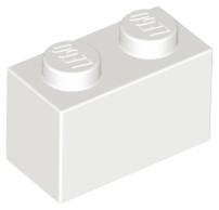 3004 | NEW LEGO Brick 1 x 2 White