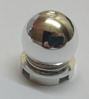 Chrome Silver Minifig, Utensil Crystal Ball Globe 2 x 2 x 2   30106  Custom Chromed by BUBUL