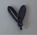   Chrome TITAN Black Minifigure, Plume Feathers with Pin Item No: 30126  Alternate Item No: 28958 Custom Chromed by BUBUL