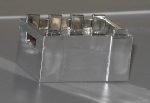   30150 Chrome Silver Container, Crate with Handholds Custom chromed by BUBUL
