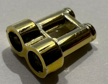 30162 Chrome Gold Minifig, Utensil Binoculars Town Custom chromed by Bubul
