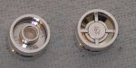   Chrome Silver Wheel 18mm D. x 14mm (Tread Small Hub)  Part:30285 chromed by Bubul