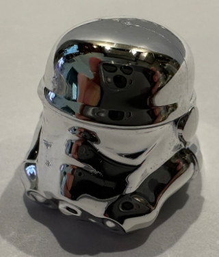 30408 Chrome Silver Minifigure, Headgear Helmet SW Stormtrooper, Plain  Custom chromed by Bubul