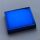 3068 Chrome BLUE Tile 2 x 2 with Groove  Part: 3068b Custom Chromed by Bubul