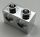 32000 Chrome Silver Technic, Brick 1 x 2 with Holes Custom Chromed by Bubul