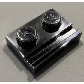   32028 Chrome Titan Plate, Modified 1 x 2 with Door Rail Custom Chromed by Bubul