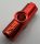 32034 | Chrome Red Technic, Axle and Pin Connector Angled #2 - 180 degrees | Custom Chromed by BUBUL