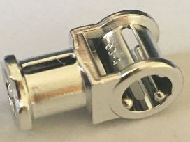 32039 | Chrome Silver Technic, Axle Connector with Axle Hole | Custom Chromed by BUBUL