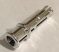 32054 Chrome Silver Technic, Pin 3L with Friction Ridges Lengthwise and Stop Bush  32054 Custom Chromed by BUBUL