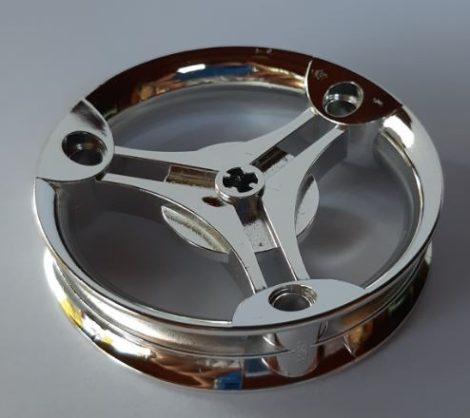 Chrome Silver Wheel 70 x 14 mm Futuristic  32057 Custom Chromed by BUBUL
