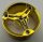 32077 Chrome Gold Wheel 70 x 28 mm Futuristic  Custom chromed by Bubul