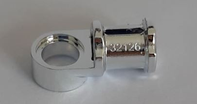 Chrome Silver Technic, Axle and Pin Connector Toggle Joint Smooth  44 or 32126 Custom Chromed by BUBUL