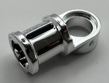 32126_Chrome Silver Technic, Axle and Pin Connector Toggle Joint Smooth  44 or 32126 53501 3182  Custom Chromed by BUBUL