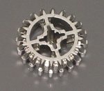   Chrome Silver Technic, Gear 20 Tooth Double Bevel   Part:32269  chromed by Bubul