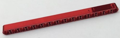 32278 Chrome RED Technic, Liftarm 1 x 15 Thick  : 32278  Custom chromed by BUBUL