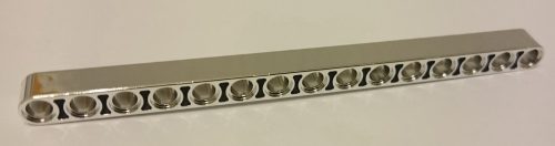 32278 Chrome Silver Technic, Liftarm 1 x 15 Thick  : 32278  Custom chromed by BUBUL