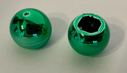 32474 Chrome Green Technic Ball Joint Custom Chromed by BUBUL