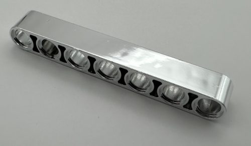 32524 | Chrome Silver Technic, Liftarm 1 x 7 Thick | Custom Chromed by BUBUL