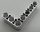 Chrome Silver Technic, Liftarm 3 x 5 L-Shape Thick  32526 Custom chromed by Bubul