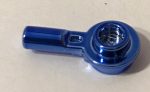   32828 Chrome Blue Bar 1L with 1 x 1 Round Plate with Hollow Stud  Custom chromed by BUBUL