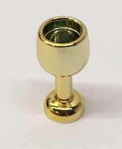 33061 Chrome Gold Minifig, Utensil Goblet Large Custom Chromed by BUBUL