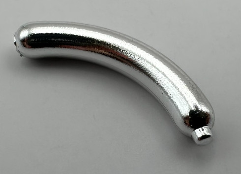 33078 Chrome Silver Hot Dog / Sausage  33078 or 25994 Hole on one end because of technology. You can see on the picture Custom Chromed by BUBUL