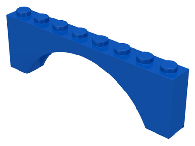 3308 | NEW LEGO Arch 1 x 8 x 2 Blue