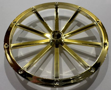 33212 Chrome  Gold Wheel Wagon 56mm  Custom chromed by Bubul