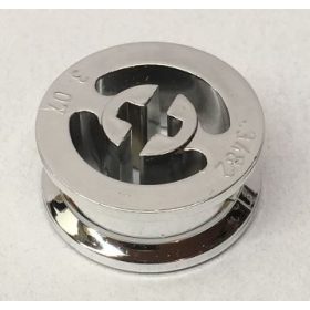   3482 Chrome Silver Wheel with Split Axle hole | Custom Chromed by BUBUL