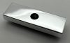 35459 | Chrome Silver Tile, Modified 1 x 3 Inverted with Hole | Custom Chromed by BUBUL