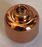 3626 Chrome Copper Minifig, - Head (Plain) - Hollow Stud   3626c or 30011c or 3626  Custom Chromed by BUBUL