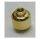 3626 Chrome Gold Minifig, Head (Plain) - Stud Recessed   3626c or 30011c or 3626