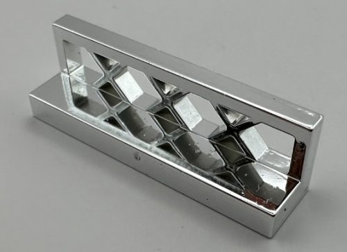 3633 Chrome Silver Fence 1 x 4 x 1  Custom Chromed by BUBUL