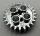 3648 Chrome Silver Technic, Gear 24 Tooth (New Style with Single Axle Hole)   or 24505 or :x187  Custom Chromed by BUBUL
