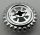 3650 Chrome Silver Technic, Gear 24 Tooth Crown - Reinforced 3650a 3650b   Custom chromed by Bubul