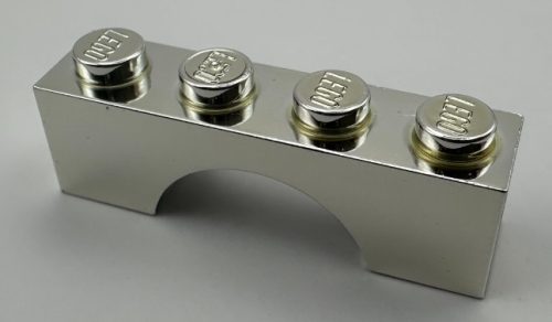 3659 Chrome Silver Brick, Arch 1 x 4  Part: 3659  Custom Chromed by Bubul