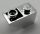 3665 Chrome Silver Slope, Inverted 45 2 x 1 Custom Chromed by BUBUL