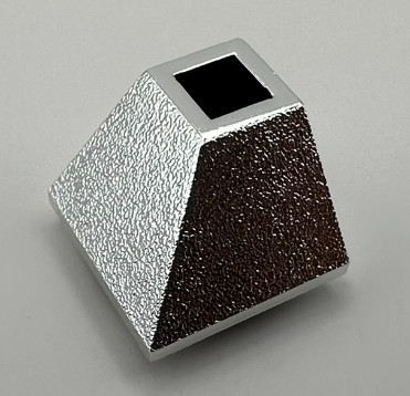 Chrome Silver Slope, Inverted 45 2 x 2 Double Convex  3676 Custom chromed by BUBUL