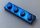 3710 Chrome BLUE Plate 1 x 4 Custom Chromed by BUBUL