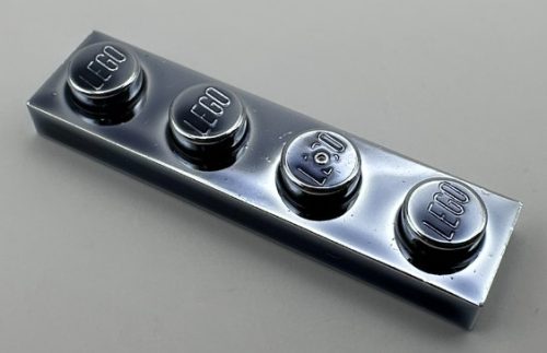 3710 | Chrome TITAN Plate 1 x 4 | Custom chromed by Bubul
