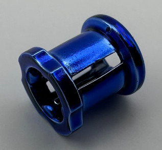 3713 | Chrome Blue Technic Bush | Custom Chromed by Bubul