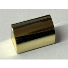   37352 | Chrome Gold Brick, Modified 1 x 2 x 1 No Studs, Curved Top | Custom Chromed by BUBUL