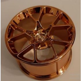   35187 Chrome COPPER Wheel 62.3mm D. x 42mm Technic Racing Large part: 37383 or 35187 Custom Chromed by Bubul Bugatti rim