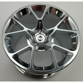   35187 Chrome Silver Wheel 62.3mm D. x 42mm Technic Racing Large 37383 or 35187 Custom Chromed by Bubul Bugatti rim